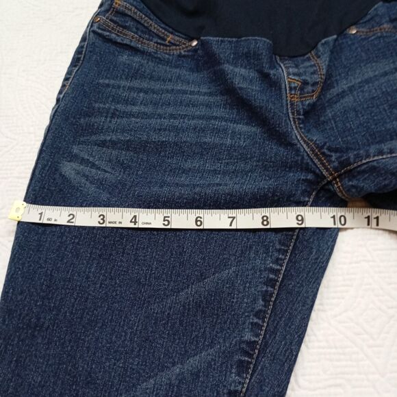 Hybrid & Company Womens Maternity Jeans SZ S (6) Super Comfy Stretch Medium Wash - Picture 9 of 11